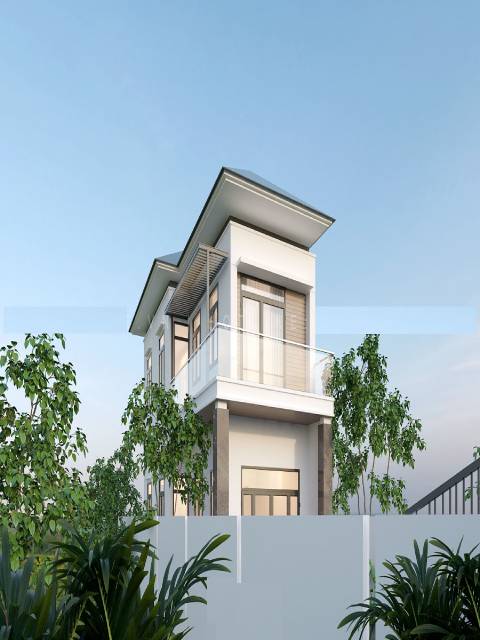 Với mái Nhật và phong cách thiết kế hiện đại làm tôn lên vẻ đẹp cho ngôi nhà